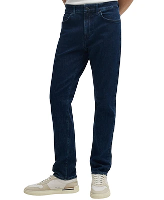 Boss by Hugo Men's Slim-Fit Indigo Blue Jeans