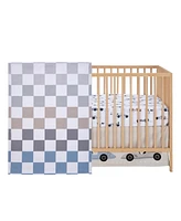 Lambs & Ivy Little Racer 3-Piece Cars/Transportation Baby Crib Bedding Set