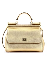 Pre-Owned Dolce & Gabbana Medium Miss Sicily Bag Leather