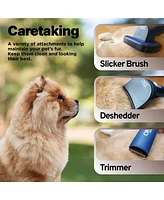 Premium Pet Grooming Vacuum Kit & Dog Clippers & Dog Brush for Shedding