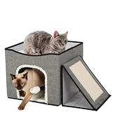 Foldable Cat Condo & Play Center