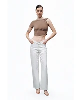 Nocturne Women's Crop Top with Twisted Detail
