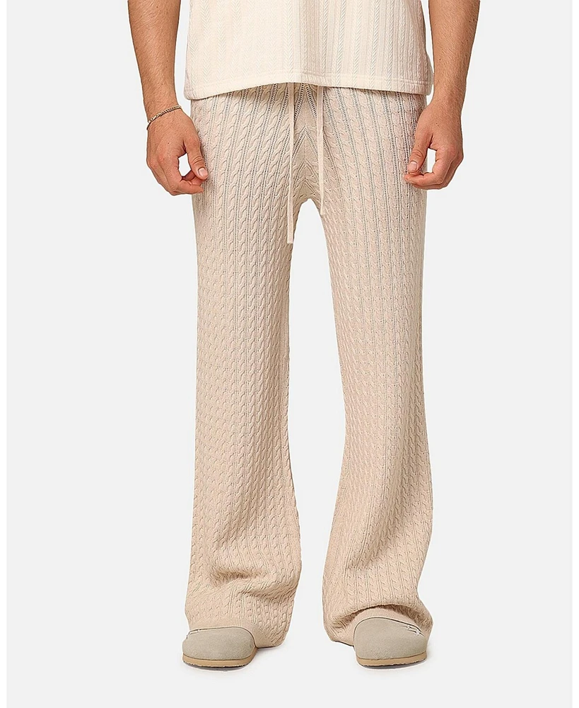 Xxiii Men's Slouch Wide Leg Knit Pants