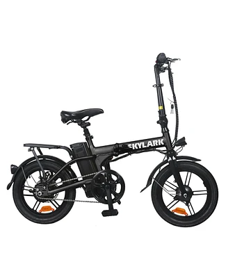 Nakto Skylark 16" Ebike Powerful 500W Motor Long Range Battery Durable Alloy Frame for City and Outdoor Riding