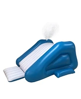Inflatable Water Slide 114"x43"x59" Pool Slide Built-in Sprayers Swimming Pool Play Center Kids Age 6+