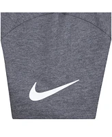 Nike Big Boys and Girls 3BRAND by Russell Wilson Heather Charcoal Fired Up Drip T-Shirt