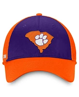 Top of the World Men's Purple/Orange Clemson Tigers Origin Trucker Adjustable Hat
