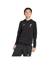Adidas Big Boys and Girls Black Mexico National Team 2025 Third Jersey Dna Pullover Hoodie