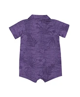 Colosseum Baby Boys and Girls Purple Lsu Tigers Fern Romper