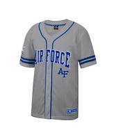 Colosseum Men's Gray Air Force Falcons Free Spirited Baseball Jersey