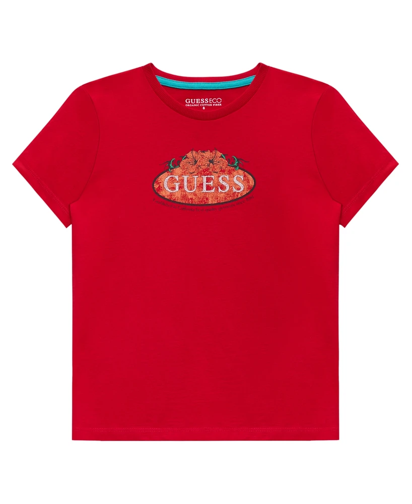 Guess Big Boys Short Sleeve Logo T-Shirt