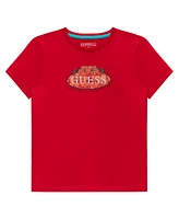Guess Big Boys Short Sleeve Logo T-Shirt