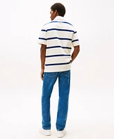 Tommy Hilfiger Men's Classic-Fit Rugby Stripe Logo Polo Shirt