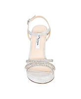 Nina Women's Saralyn Platform Block Heel Evening Sandals