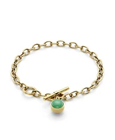 Olivia Burton Women's Gemstones Gold Tone Stainless Steel Bracelet
