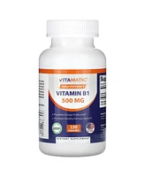 Vitamatic Vitamin B1 (Thiamine) 500mg, 120 Capsules