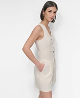 Dkny Women's Vest Romper