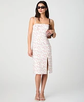 French Connection Women's Echo Crepe Strappy Midi Dress