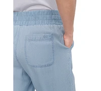 Dkny Jeans Petite Pull-On Wide-Leg Pants