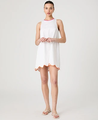 French Connection Women's Alexis Cotton Poplin Shift Dress