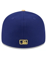 New Era Men's Royal Los Angeles Dodgers 2025 Gold Collection Low Profile 59FIFTY Fitted Hat