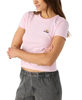 O'Neill Juniors' At Dusk Cotton Logo Skimmer T-Shirt