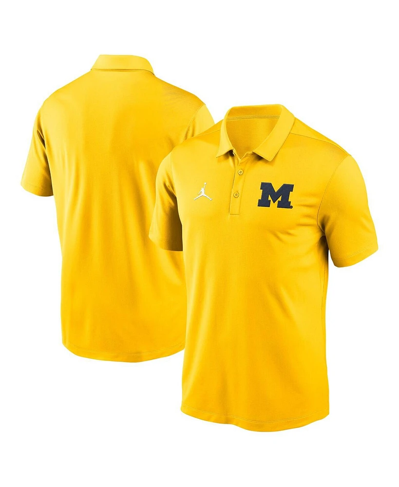 Jordan Men's Nike Maize Michigan Wolverines Franchise Polo Shirt