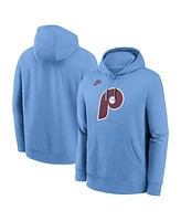Nike Men's Light Blue Philadelphia Phillies Cooperstown Collection Logo Club Pullover Hoodie
