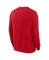Nike Men's Red Boston Sox Pullover Sweatshirt