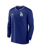 Nike Men's Royal Los Angeles Dodgers Authentic Collection Performance Half-Zip Top
