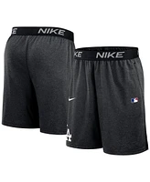 Nike Men's Black Los Angeles Dodgers Authentic Collection Performance Knit Shorts