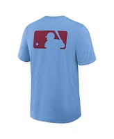 Nike Men's Light Blue Philadelphia Phillies Authentic Collection Early Work Tri-Blend Performance T-Shirt