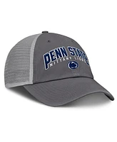 Fanatics Men's Charcoal Penn State Nittany Lions Ionic Trucker Adjustable Hat