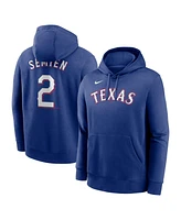 Nike Men's Marcus Semien Royal Texas Rangers Player Name Number Club Pullover Hoodie