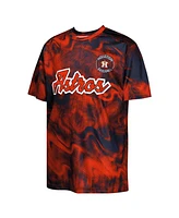 Outerstuff Big Boys and Girls Navy/Red Houston Astros Pinch Hitter T-Shirt