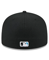 New Era Men's Black Miami Marlins 2025 Jackie Robinson Day 59FIFTY Fitted Hat