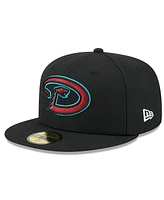 New Era Men's Black Arizona Diamondbacks 2025 Jackie Robinson Day 59FIFTY Fitted Hat