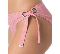 Michael Kors Women's High-Leg Side-Tie Bikini Bottoms
