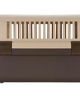 Pet Travel Carrier: Medium - Brown