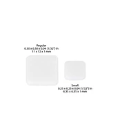3D Foam Squares: Thin 1mm White Mix - 10 Pack