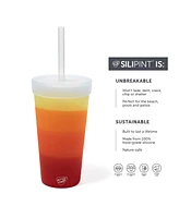 Straw Tumber 22oz: 2 pk - Marigold & Hibiscus