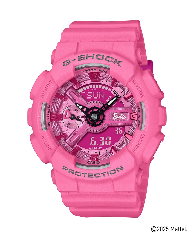 G-Shock Women's Japanese Quartz Pink Resin Watch, 45.9mm