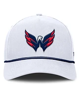 Fanatics Men's White Washington Capitals Rope A-Frame Adjustable Hat