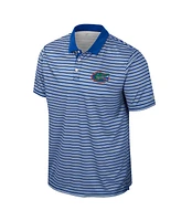 Colosseum Men's Royal Florida Gators Striped Polo Shirt