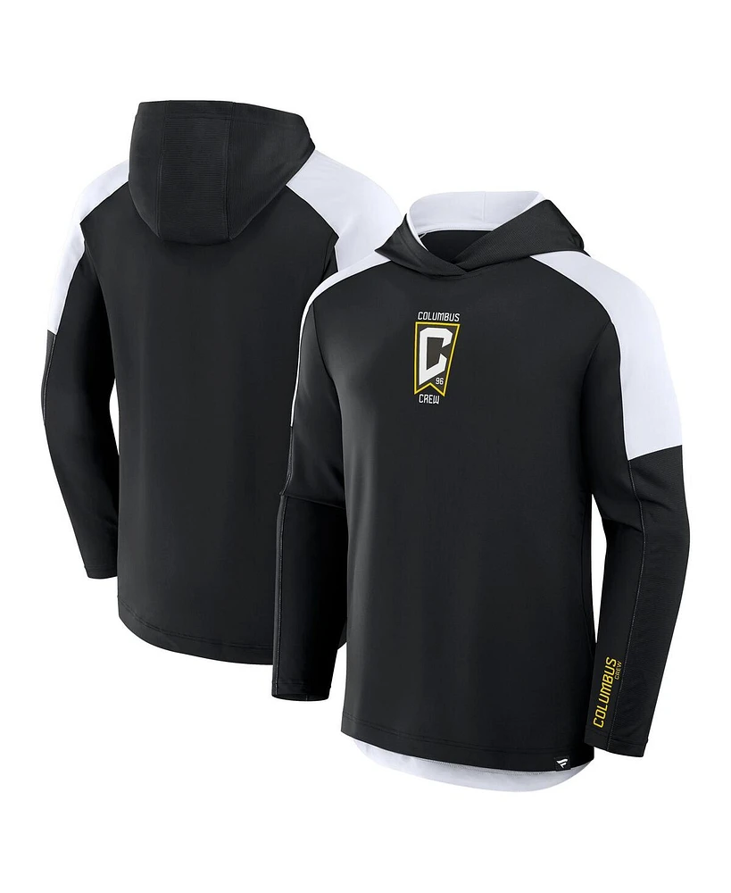 Fanatics Men's Black Columbus Crew Red Card Transitional Pullover Hoodie