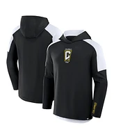 Fanatics Men's Black Columbus Crew Red Card Transitional Pullover Hoodie