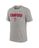 Nike Men's Heather Gray Stanford Cardinal Campus Local Tri-Blend T-Shirt