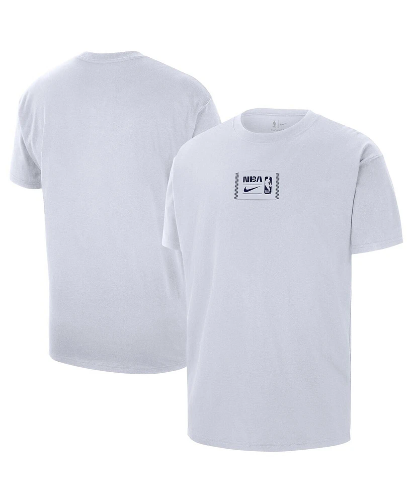Nike Men's White Nba All World Hoops Max90 Oversized T-Shirt