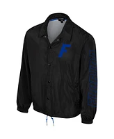 The Wild Collective Men's and Women's Black Florida Gators Coaches Full-Snap Jacket