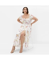 City Chic Plus Size Abbigail Print Dress